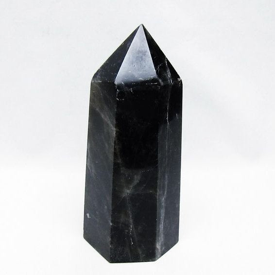 モリオン ポイント  黒水晶 六角柱 一点物 152-3936