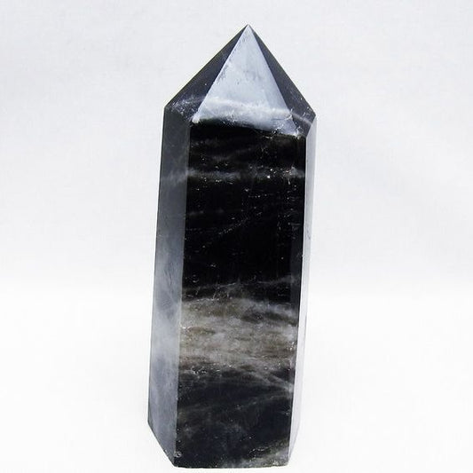 モリオン ポイント  黒水晶 六角柱 一点物 152-3937