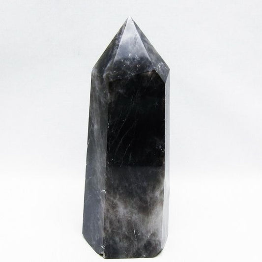 モリオン ポイント  黒水晶 六角柱 一点物 152-3938