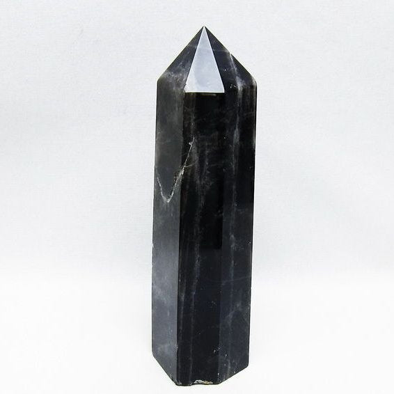 モリオン ポイント  黒水晶 六角柱 一点物 152-3942