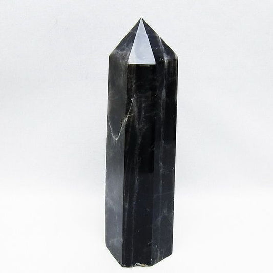 モリオン ポイント  黒水晶 六角柱 一点物 152-3942