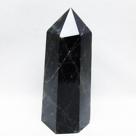 モリオン ポイント  黒水晶 六角柱 一点物 152-3943