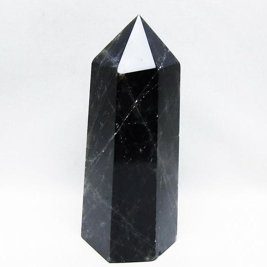 モリオン ポイント  黒水晶 六角柱 一点物 152-3943