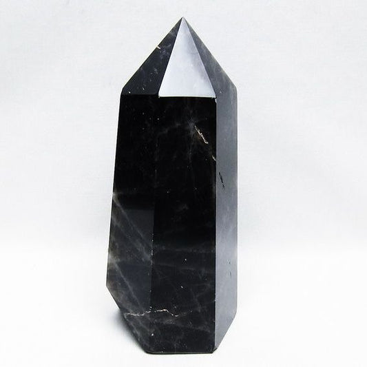 モリオン ポイント  黒水晶 六角柱 一点物 152-3947