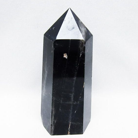 モリオン ポイント  黒水晶 六角柱 一点物 152-3948