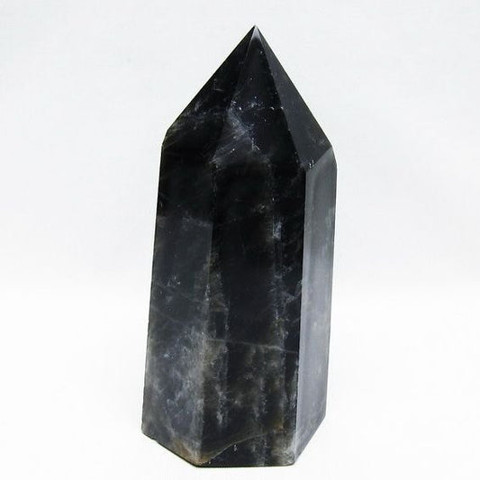 モリオン ポイント  黒水晶 六角柱 一点物 152-3949