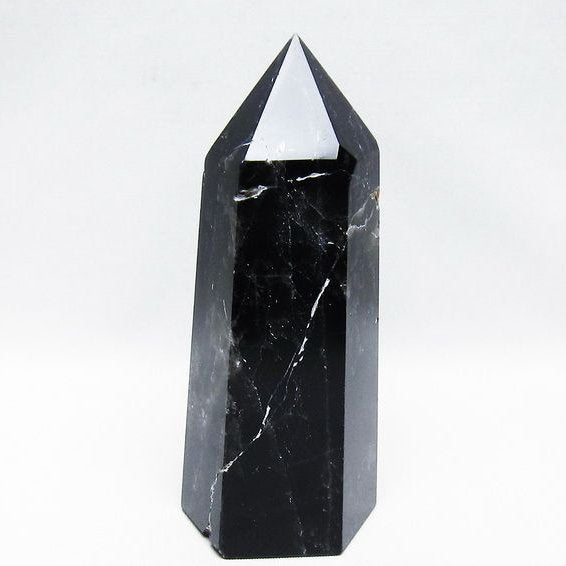 モリオン ポイント  黒水晶 六角柱 一点物 152-3950
