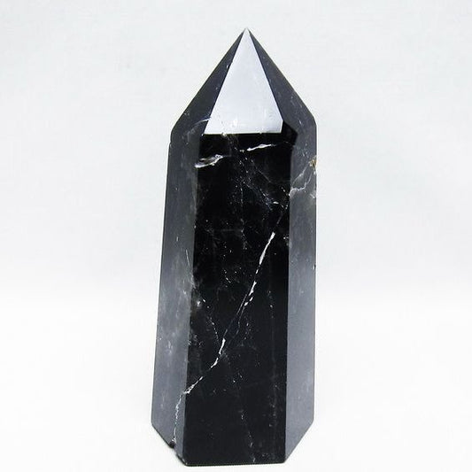 モリオン ポイント  黒水晶 六角柱 一点物 152-3950