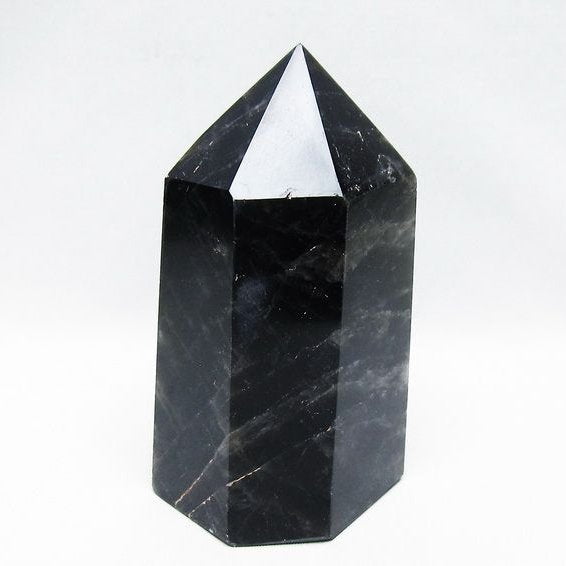 モリオン ポイント  黒水晶 六角柱 一点物 152-3953