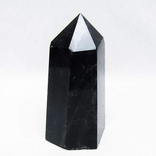 モリオン ポイント  黒水晶 六角柱 一点物 152-3957