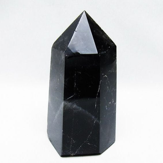 モリオン ポイント  黒水晶 六角柱 一点物 152-3959
