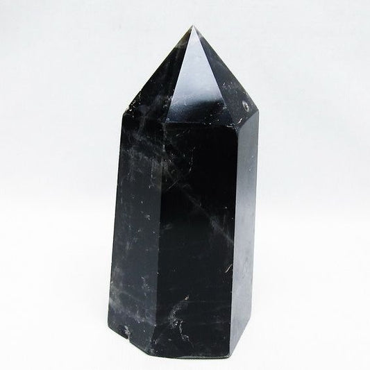 モリオン ポイント  黒水晶 六角柱 一点物 152-3960