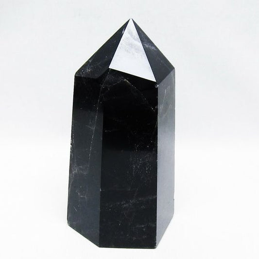 モリオン ポイント  黒水晶 六角柱 一点物 152-3962