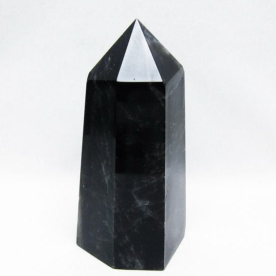 モリオン ポイント  黒水晶 六角柱 一点物 152-3964