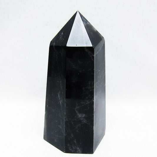 モリオン ポイント  黒水晶 六角柱 一点物 152-3964