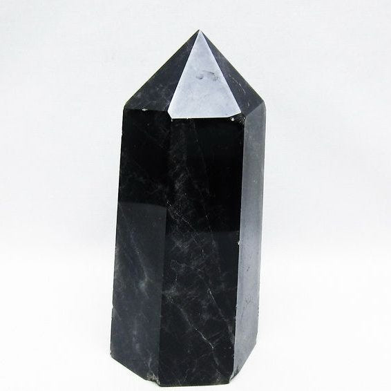 モリオン ポイント  黒水晶 六角柱 一点物 152-3966