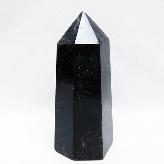 モリオン ポイント  黒水晶 六角柱 一点物 152-3968