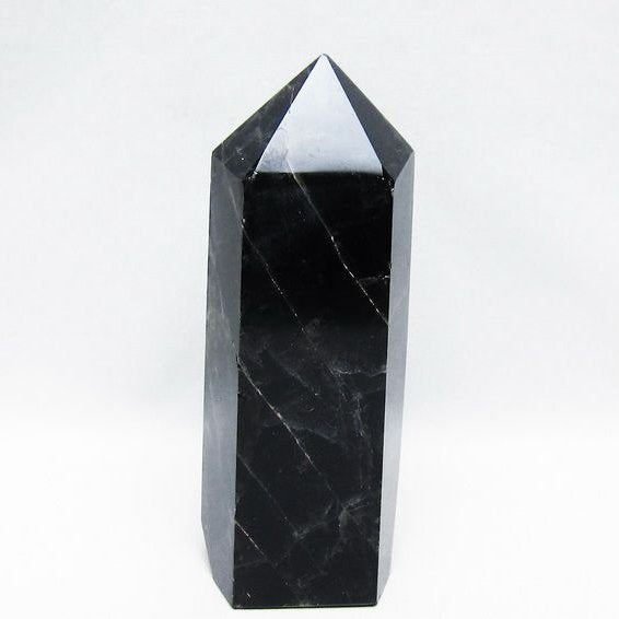 モリオン ポイント  黒水晶 六角柱 一点物 152-3970