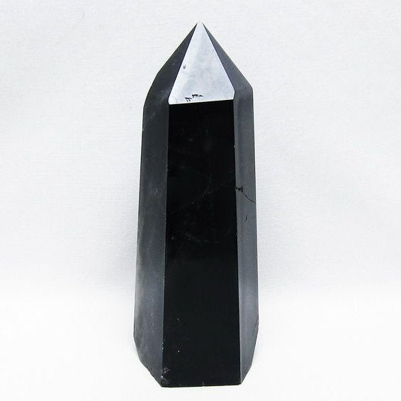 モリオン ポイント  黒水晶 六角柱 一点物 152-3972