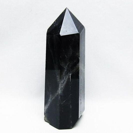 モリオン ポイント  黒水晶 六角柱 一点物 152-3973