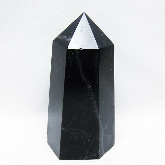 モリオン ポイント  黒水晶 六角柱 一点物 152-3975