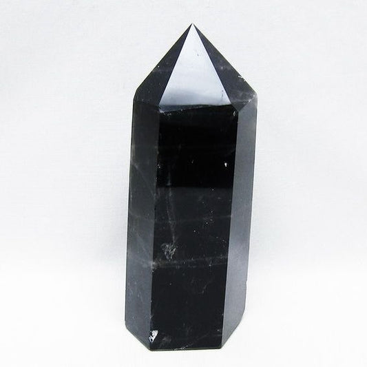 モリオン ポイント  黒水晶 六角柱 一点物 152-3976