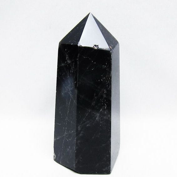 モリオン ポイント  黒水晶 六角柱 一点物 152-3979