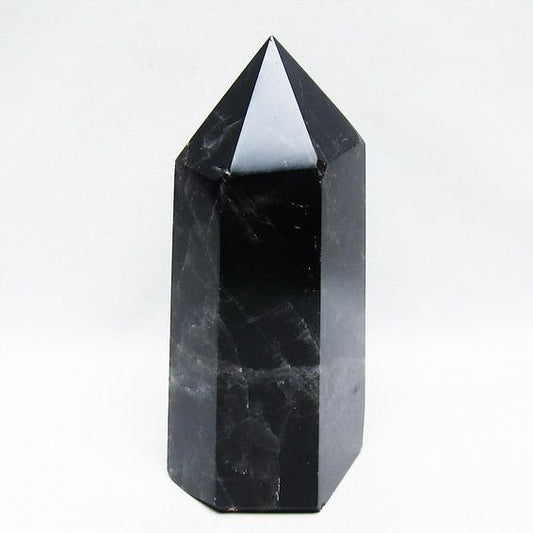 モリオン ポイント  黒水晶 六角柱 一点物 152-3982
