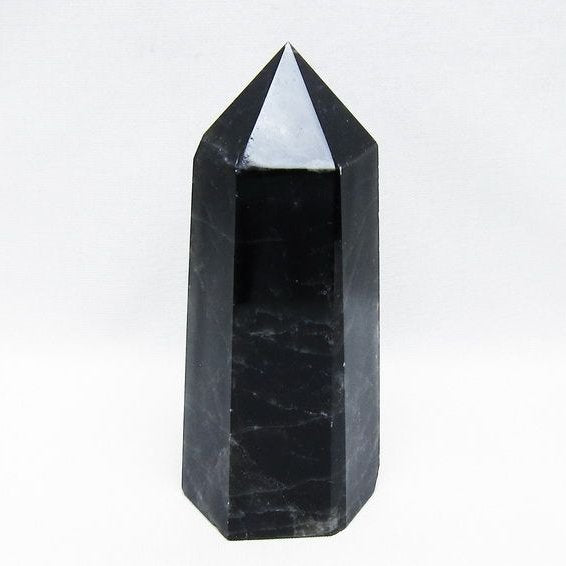 モリオン ポイント  黒水晶 六角柱 一点物 152-3983