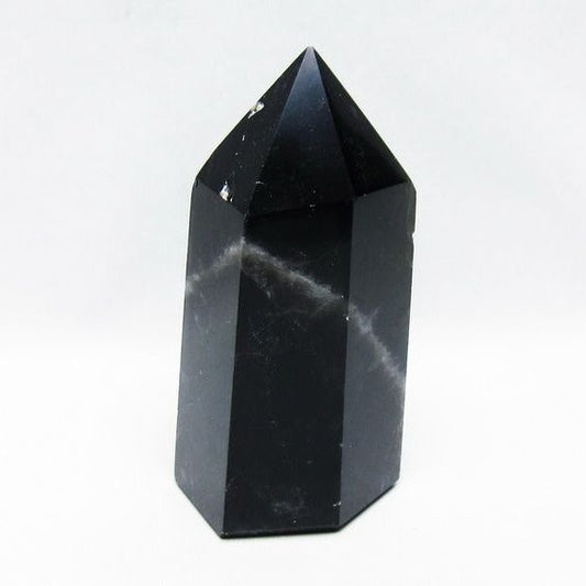 モリオン ポイント  黒水晶 六角柱 一点物 152-3984
