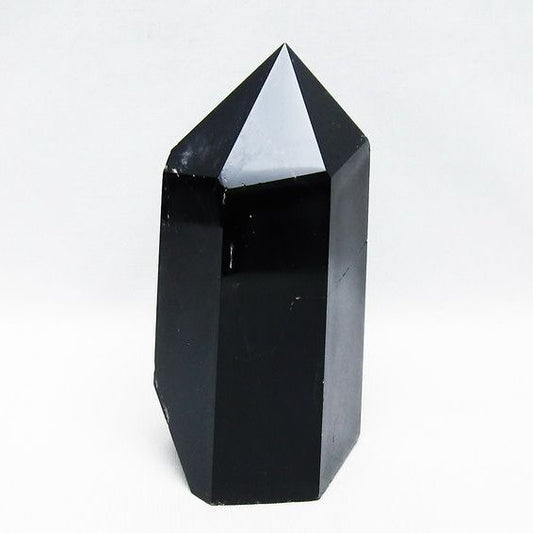モリオン ポイント  黒水晶 六角柱 一点物 152-3985