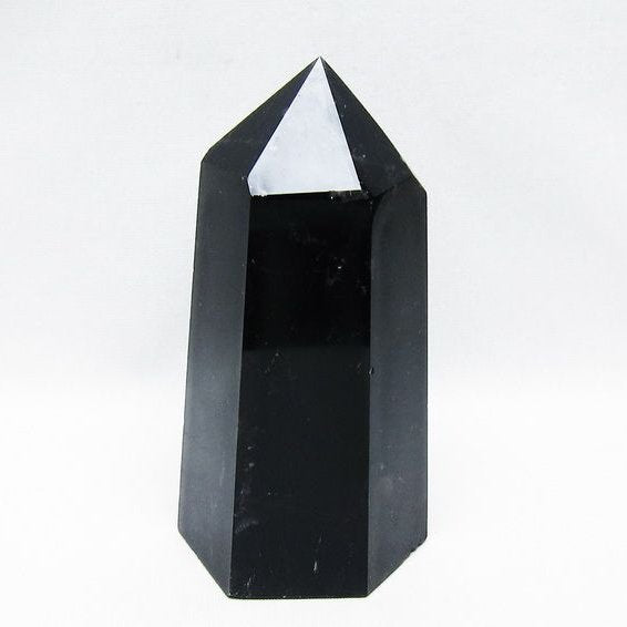 モリオン ポイント  黒水晶 六角柱 一点物 152-3986