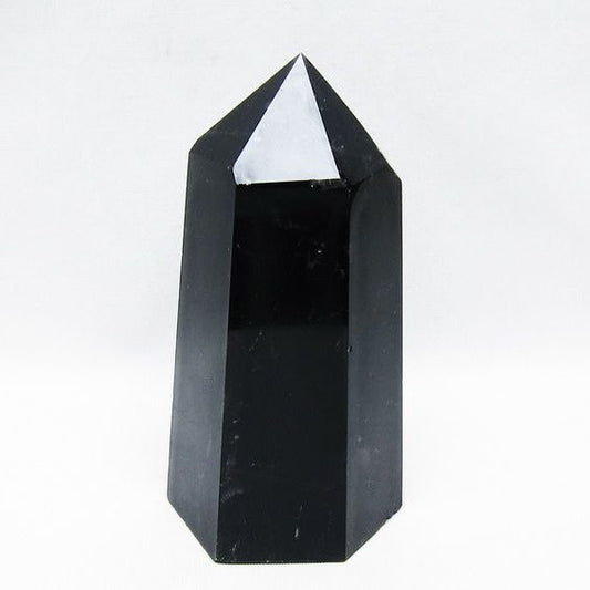モリオン ポイント  黒水晶 六角柱 一点物 152-3986