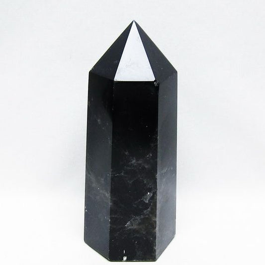 モリオン ポイント  黒水晶 六角柱 一点物 152-3990