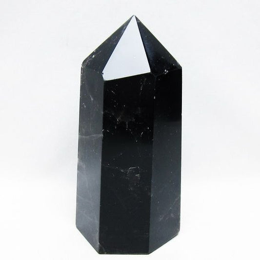 モリオン ポイント  黒水晶 六角柱 一点物 152-3991