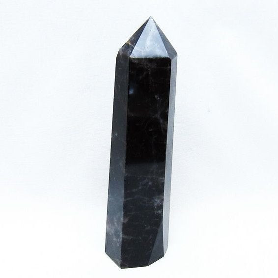 モリオン 黒水晶 六角柱 ポイント 一点物 152-4077