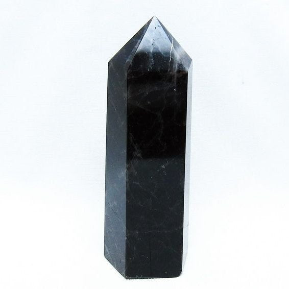 モリオン 黒水晶 六角柱 ポイント 一点物 152-4082