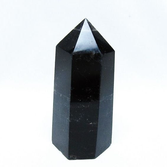 モリオン 黒水晶 六角柱 ポイント 一点物 152-4086