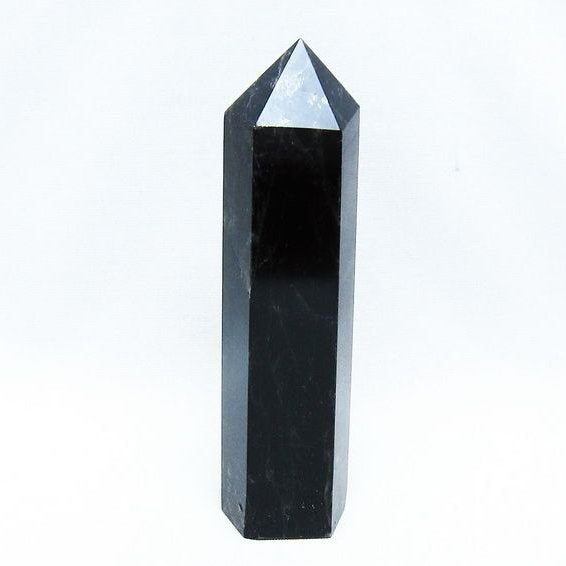 モリオン 黒水晶 六角柱 ポイント 一点物 152-4106