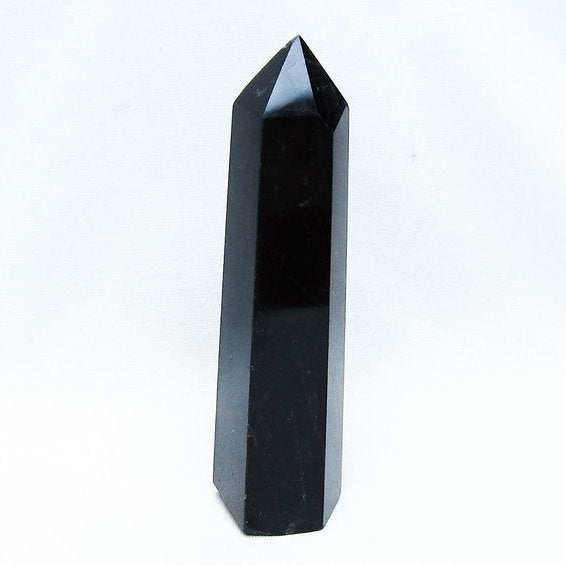 モリオン 黒水晶 六角柱 ポイント 一点物 152-4107