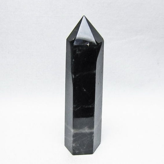 黒水晶 ポイント モリオン 六角柱 置物 一点物 152-4368