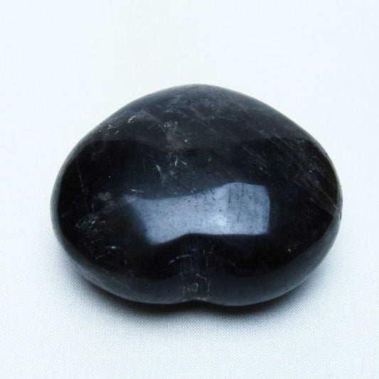 モリオン 置物 黒水晶 ハート 一点物 155-961
