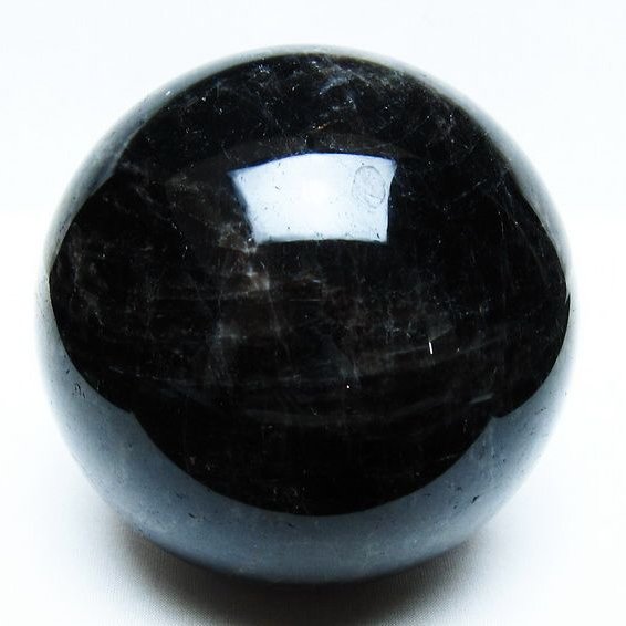 2Kg 黒水晶 丸玉 117mm モリオン 丸玉 モリオン スフィア 一点物 161-916