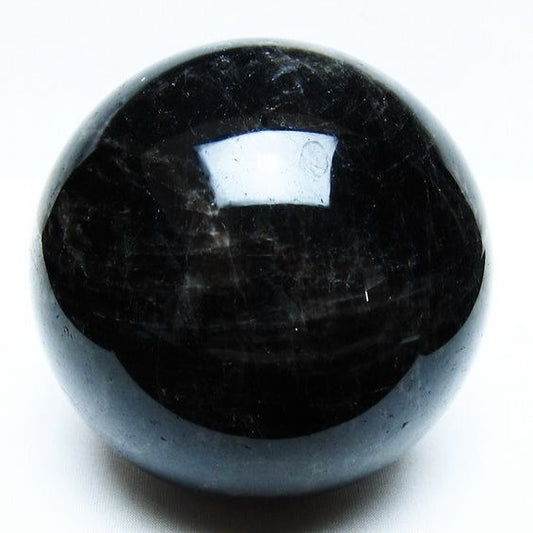 2Kg 黒水晶 丸玉 117mm モリオン 丸玉 モリオン スフィア 一点物 161-916