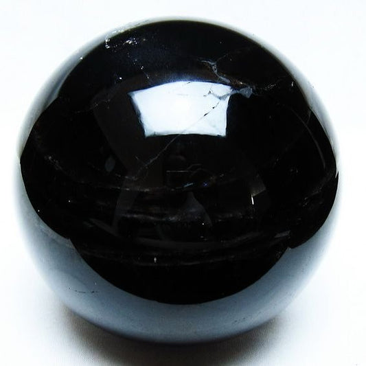 2.4Kg 黒水晶 丸玉 123mm モリオン 丸玉 モリオン スフィア 一点物 161-918