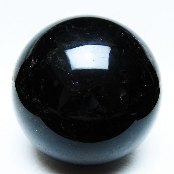 2.2Kg 黒水晶 丸玉 120mm モリオン 丸玉 モリオン スフィア 一点物 161-919