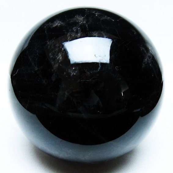 2.8Kg 黒水晶 丸玉 130mm モリオン 丸玉 モリオン スフィア 一点物 161-921
