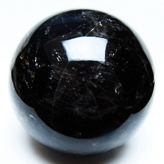 3Kg 黒水晶 丸玉 130mm モリオン 丸玉 モリオン スフィア 一点物 161-924