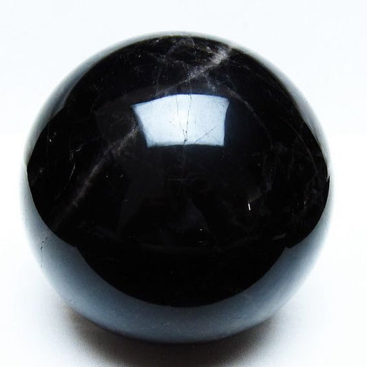 2.4Kg 黒水晶 丸玉 123mm モリオン 丸玉 モリオン スフィア 一点物 161-928