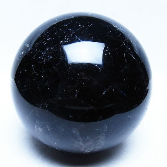 2Kg モリオン 黒水晶 丸玉 117mm スフィア 一点物 161-935